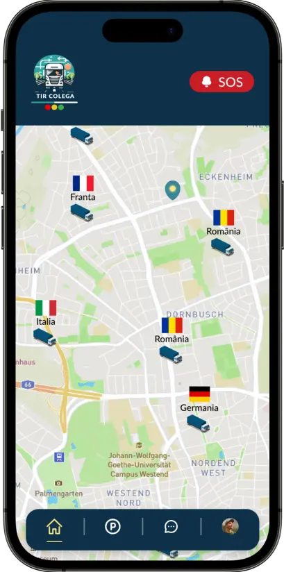 Tir Colega - Linkerkant Telefoon - Hero Sectie - SOS-functie